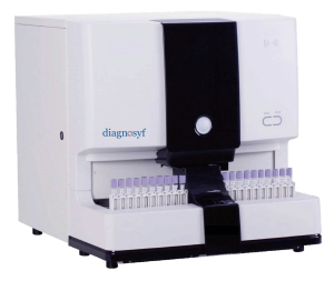 <strong>DIAGNOSYF SF-590<br>5-Part-Diff Hematology Analyzer</br></strong>